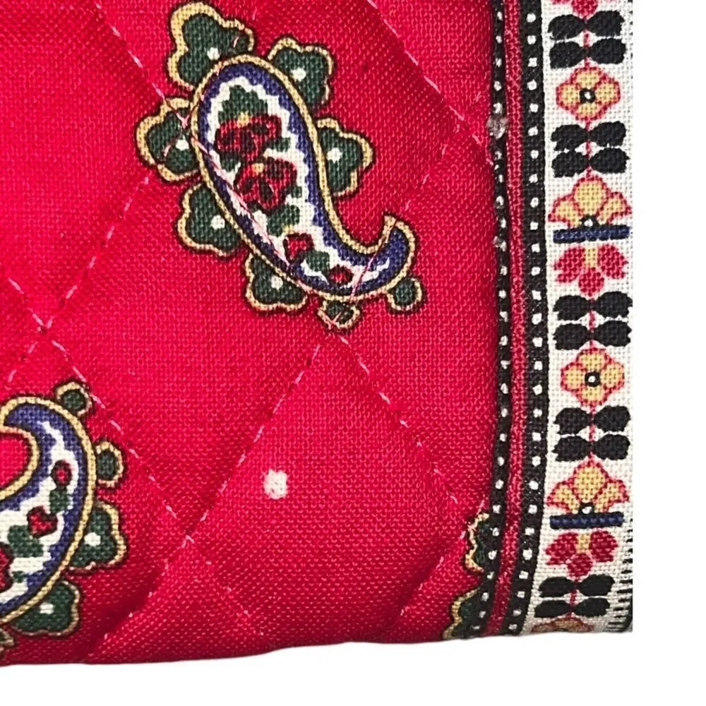 Vera Bradley Red Wallet with Strap Crossbody Vintage 1991 Made in USA NWT - Picture 5 of 9